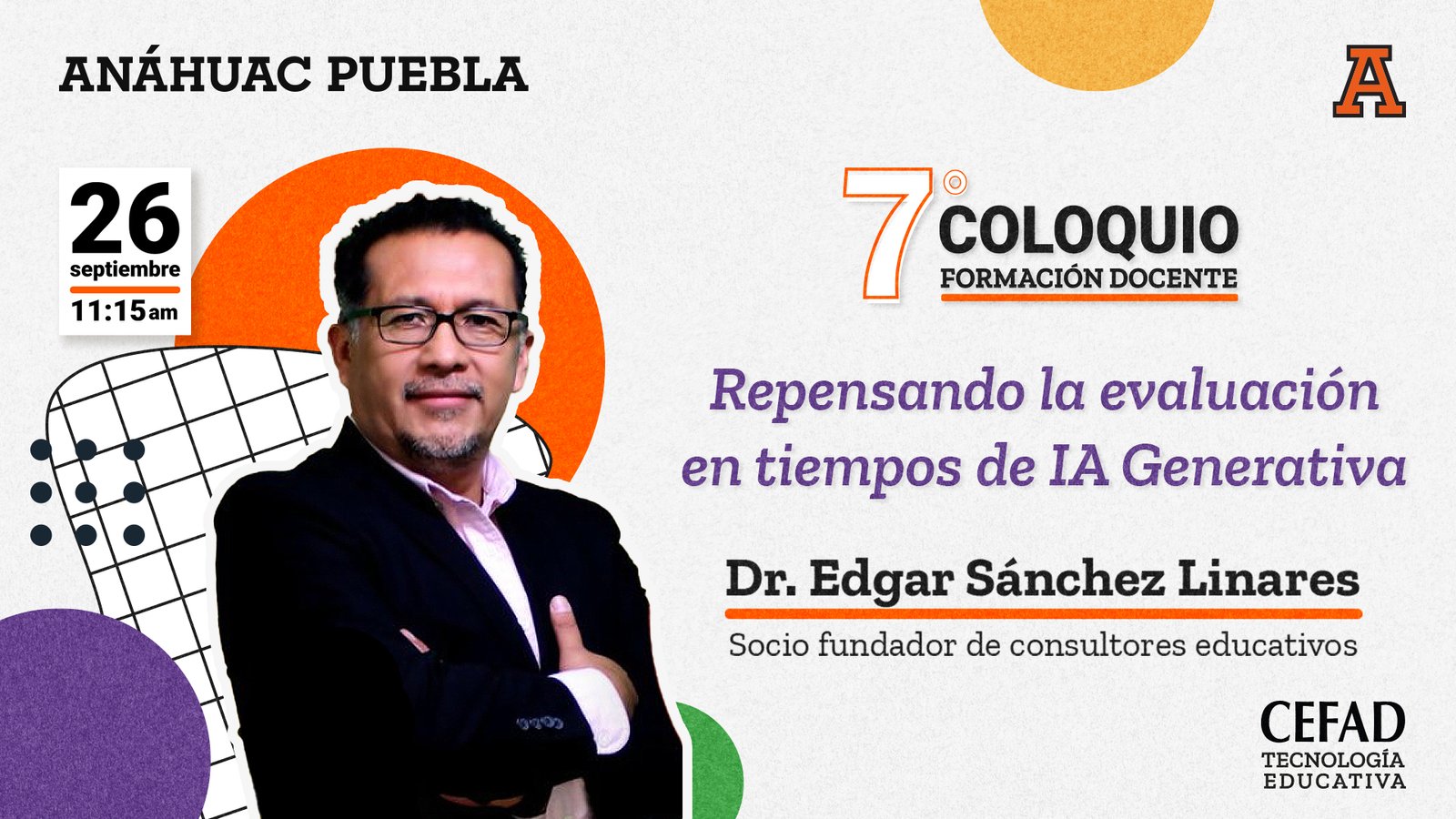 Foto de la ponente: Dr. Edgar